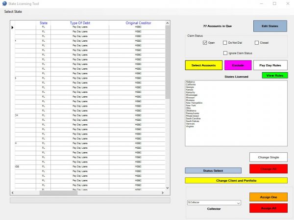 collections max update utility
