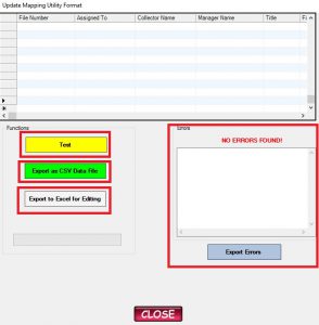update mapping utility format collections max mapping format